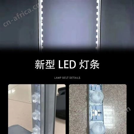 户外双面发光灯箱 落地立式灯箱 门口广告牌 led发光喷绘布招牌