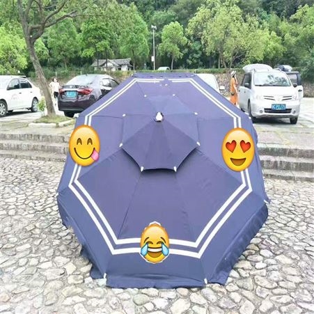 检查安全岗亭伞太阳伞 圆形双层遮阳伞 收费站遮阳伞 救援公路遮阳伞江苏华卫