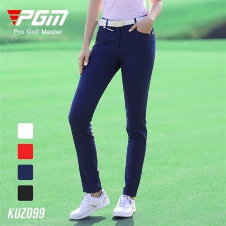 PGM高尔夫裤子女春夏季golf球裤修身显瘦长裤弹力长裤运动女裤