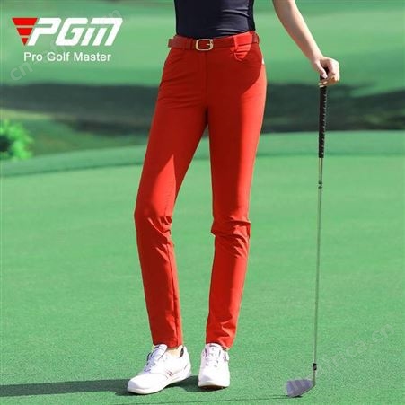 PGM高尔夫裤子女春夏季golf球裤修身显瘦长裤弹力长裤运动女裤