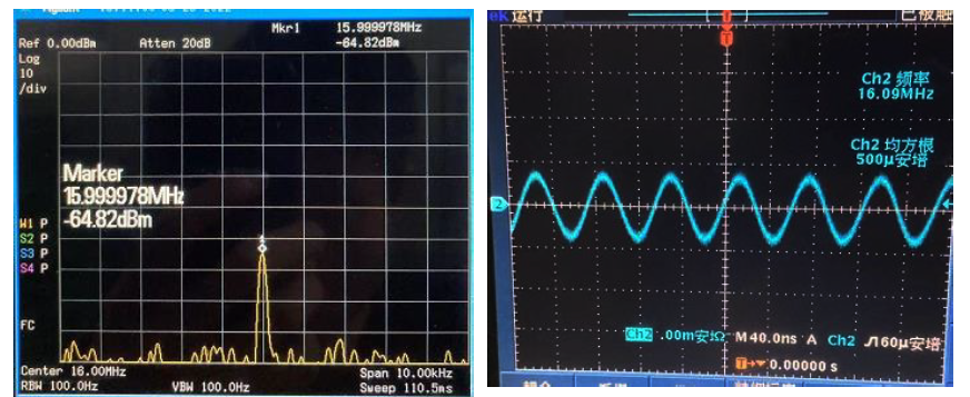 晶诺威科技晶振单体及上板上电测试电路匹配范例