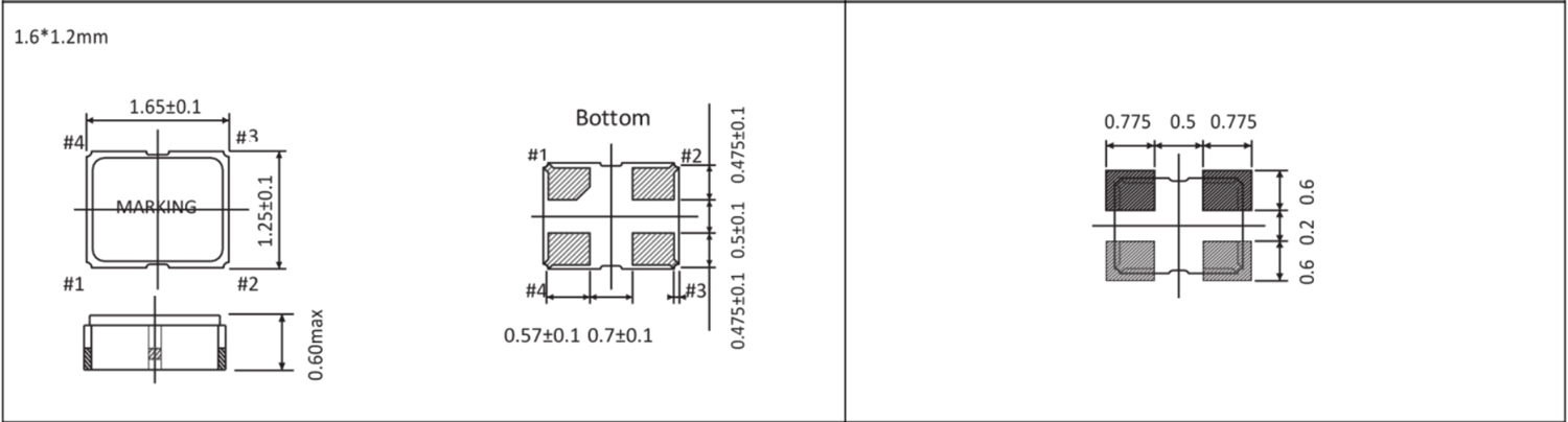 晶诺威科技贴片有源晶振(晶体振荡器)尺寸及焊盘说明汇总 晶诺威科技贴片有源晶振(晶体振荡器)尺寸及焊盘说明汇总
